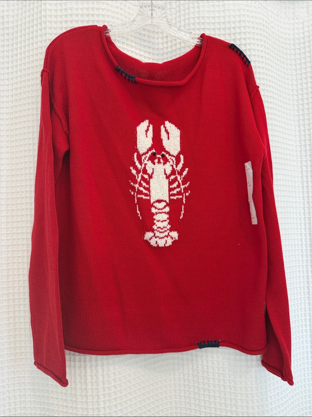 Red Lobster knitted Women's Sweater